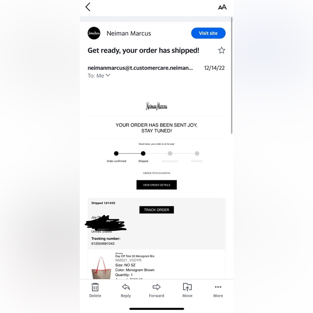 Off White Tote Bag - image 7